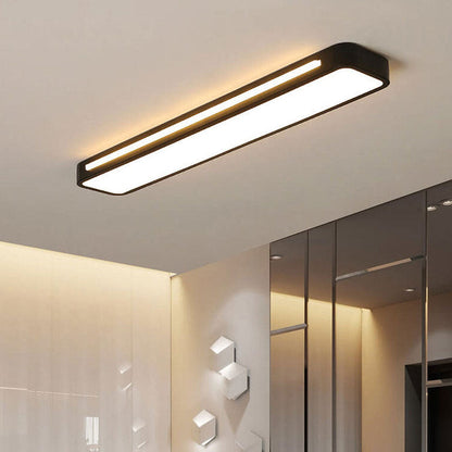 Plafonnier LED Long Minimaliste Nordique Salon/Chambre