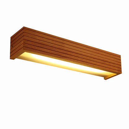 Applique Murale LED Bois Design Nordique Salle de Bain