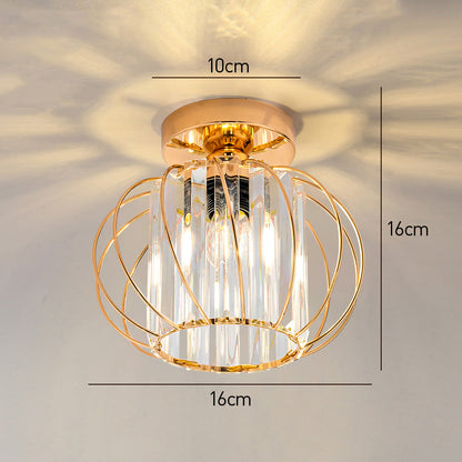 Éclairage Plafond Nordic Luxe | Lampe en Verre pour Couloir