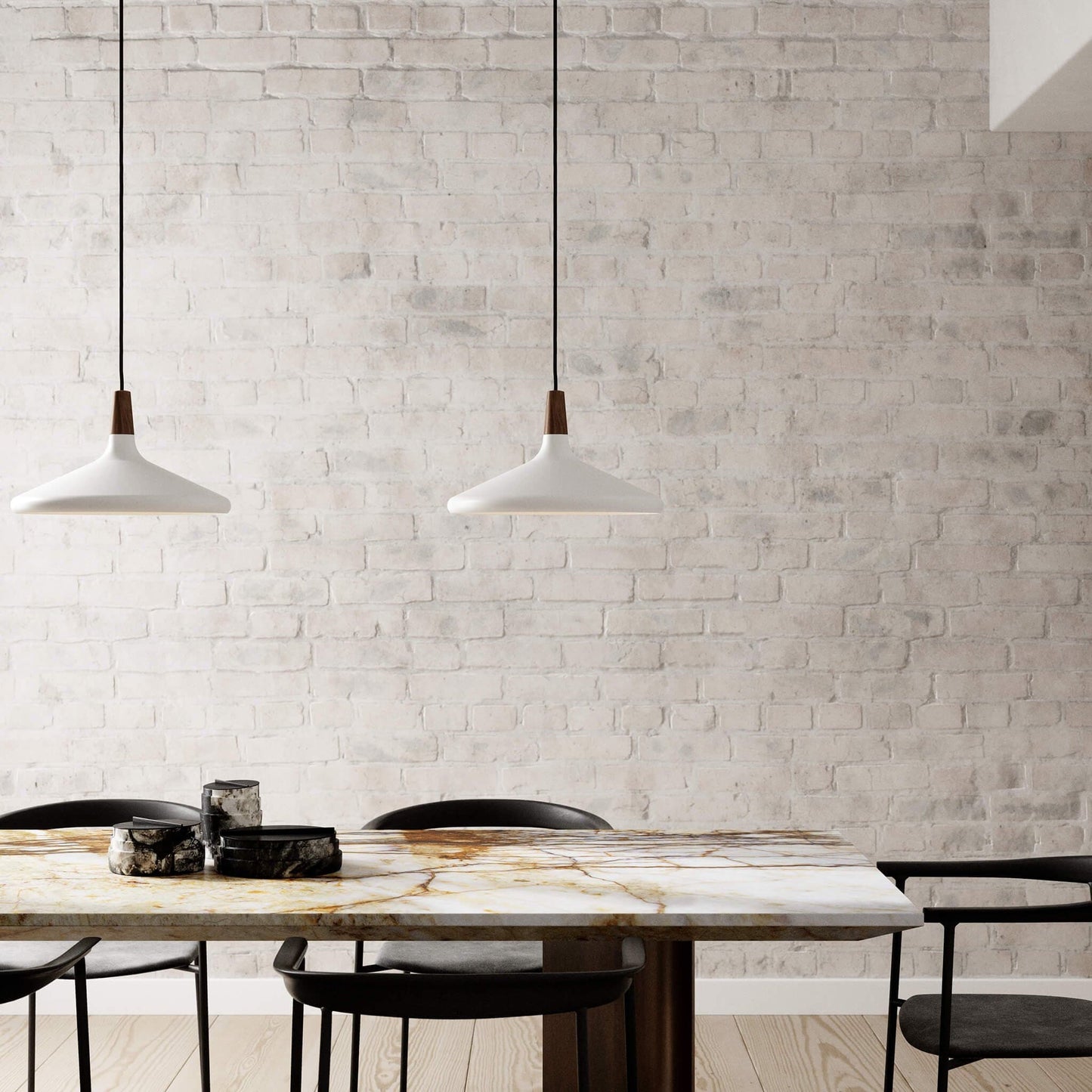Nori – Suspension Design en Bois et Métal Moderne