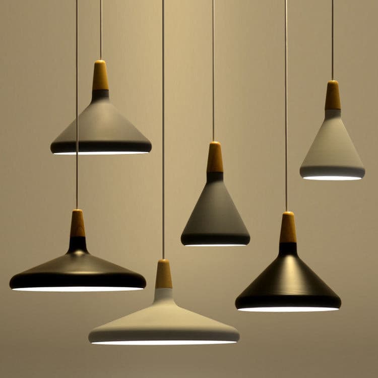 Nori – Suspension Design en Bois et Métal Moderne