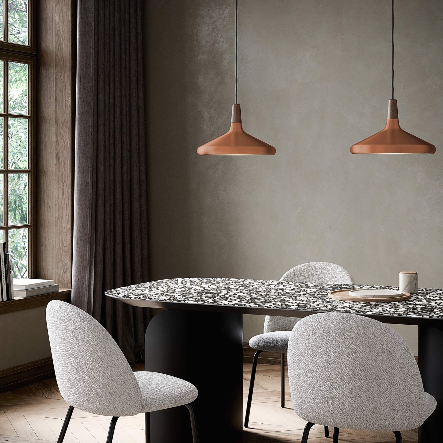 Nori – Suspension Design en Bois et Métal Moderne