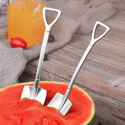 Ensemble de Cuillères Élégantes en Acier Inoxydable – Design Moderne pour Café, Thé et Desserts