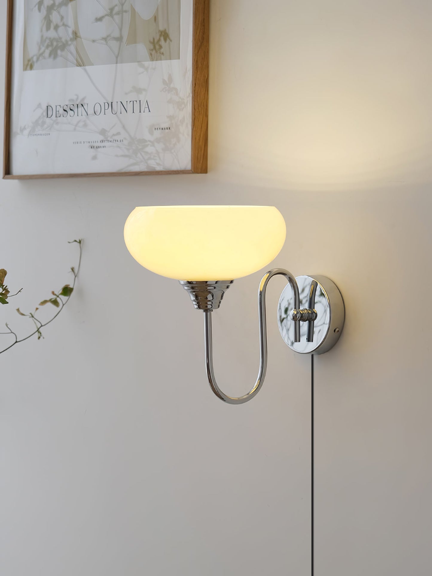 Applique Murale Verre Nova – Design avec Cordon