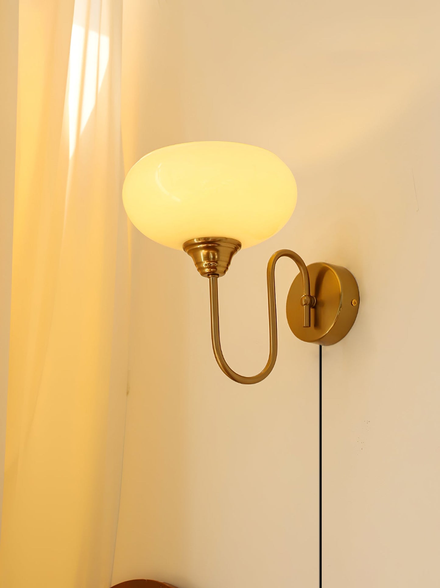 Applique Murale Verre Nova – Design avec Cordon