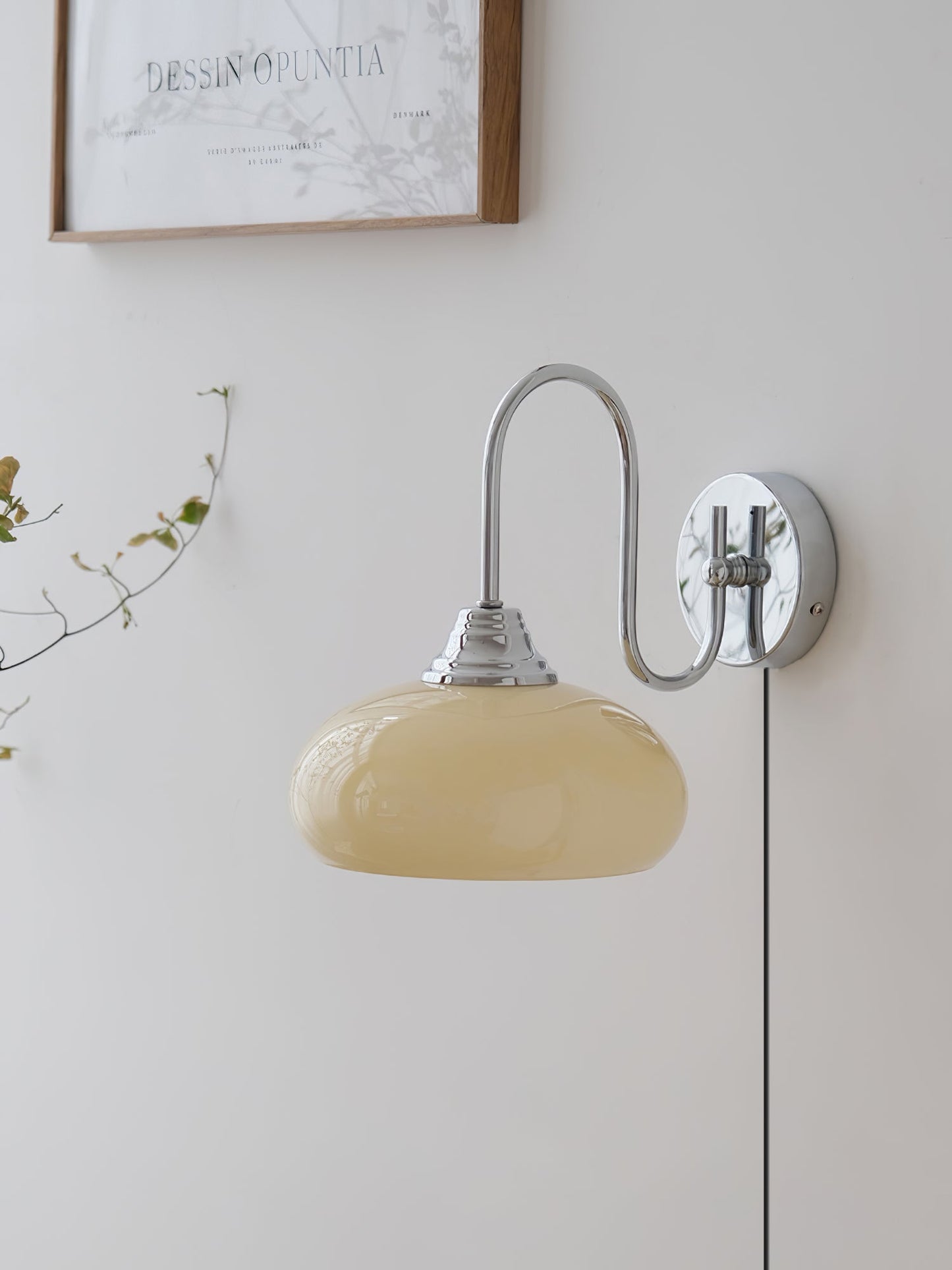 Applique Murale Verre Nova – Design avec Cordon