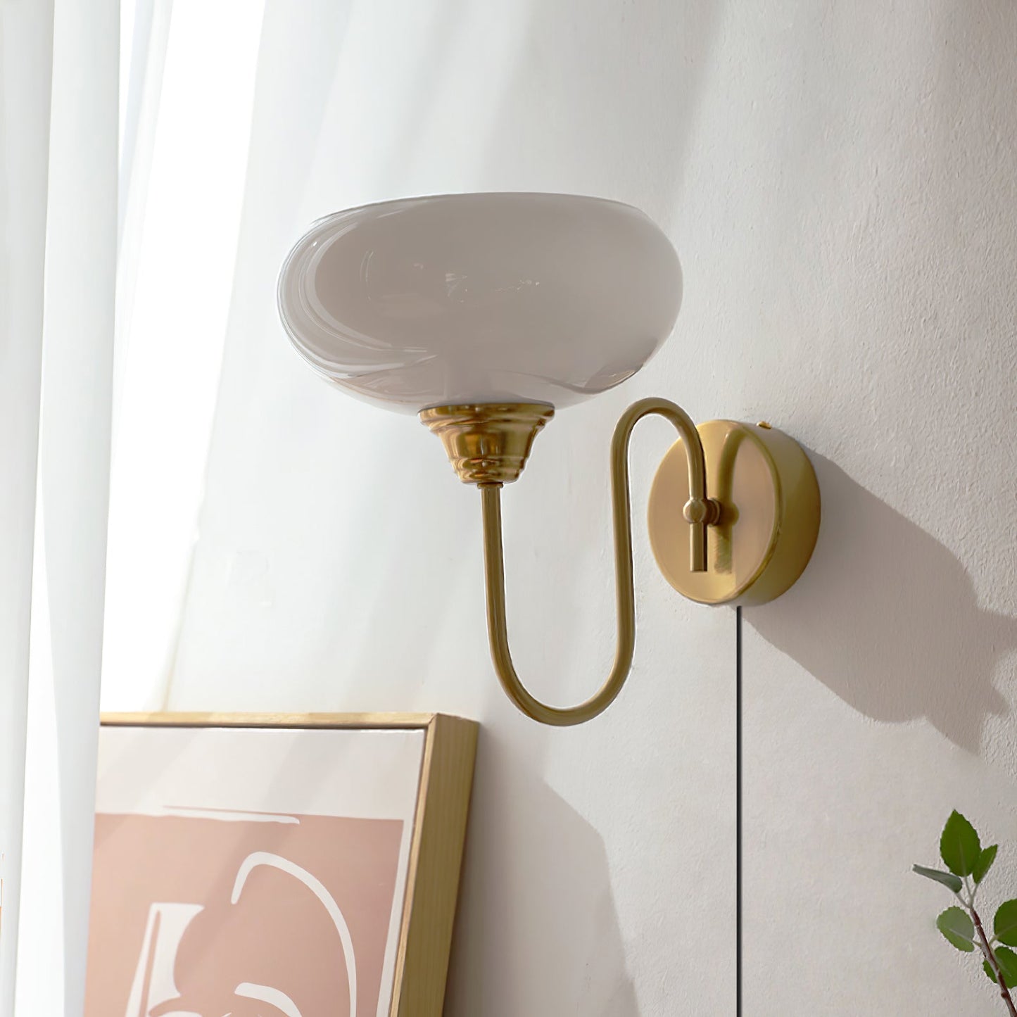 Applique Murale Verre Nova – Design avec Cordon