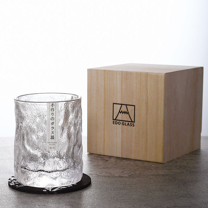 Verre à Whisky Japonais Style Edo Kiriko Glacier