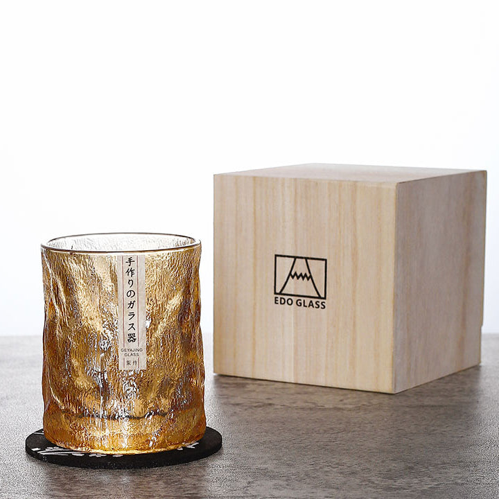 Verre à Whisky Japonais Style Edo Kiriko Glacier
