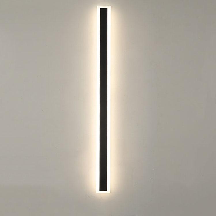 Applique Murale Extérieure LED Étanche en Acrylique – Design Minimaliste Allongé