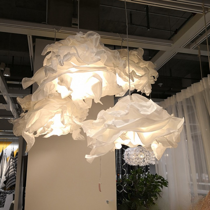 Suspension Nuage Scandinave en Papier Parchment