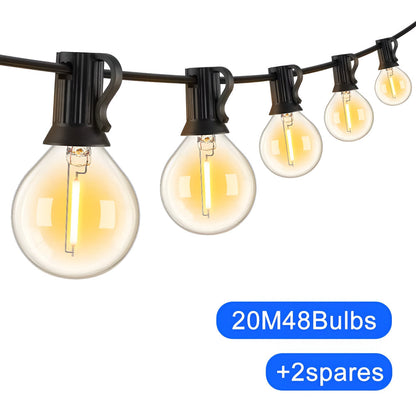 Guirlande Lumineuse Extérieure G40, Étanche IP44