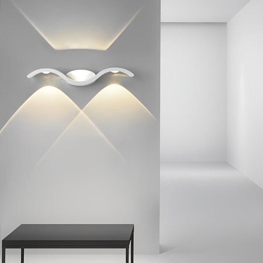 Applique Murale LED Extérieure, Forme Mouette, IP65
