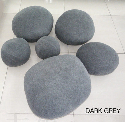 Pebble Stone – Housses de Coussin Effet Galet (Lot de 6)