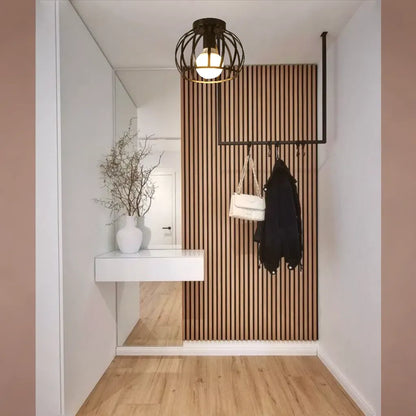 Plafonnier Industriel Noir Métal Design Ouvert