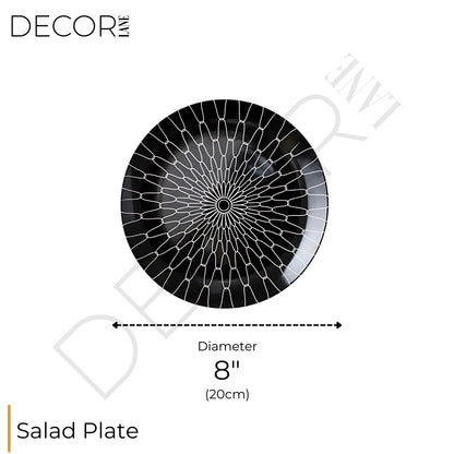 Collection d'assiettes Zaphire – Élégance artistique en porcelaine fine