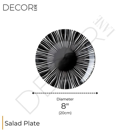 Collection d'assiettes Zaphire – Élégance artistique en porcelaine fine