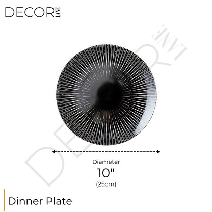 Collection d'assiettes Zaphire – Élégance artistique en porcelaine fine