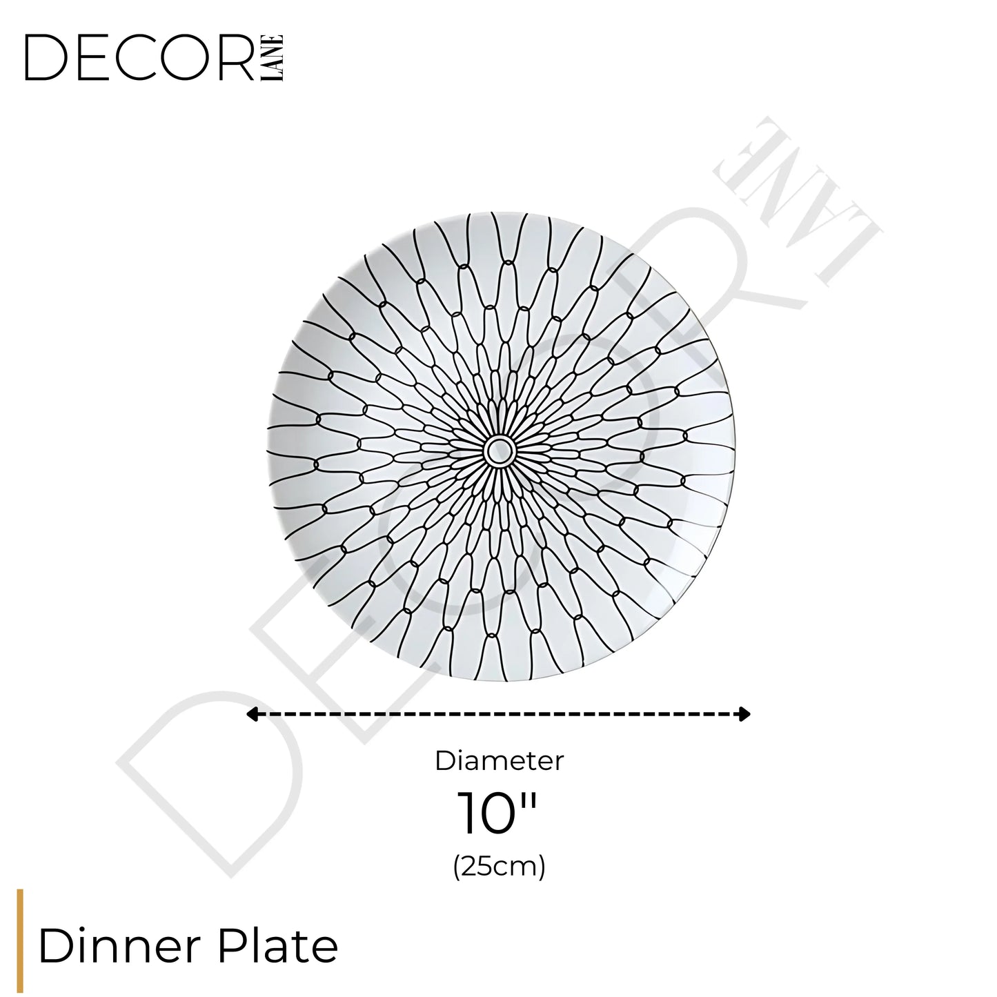 Collection d'assiettes Zaphire – Élégance artistique en porcelaine fine