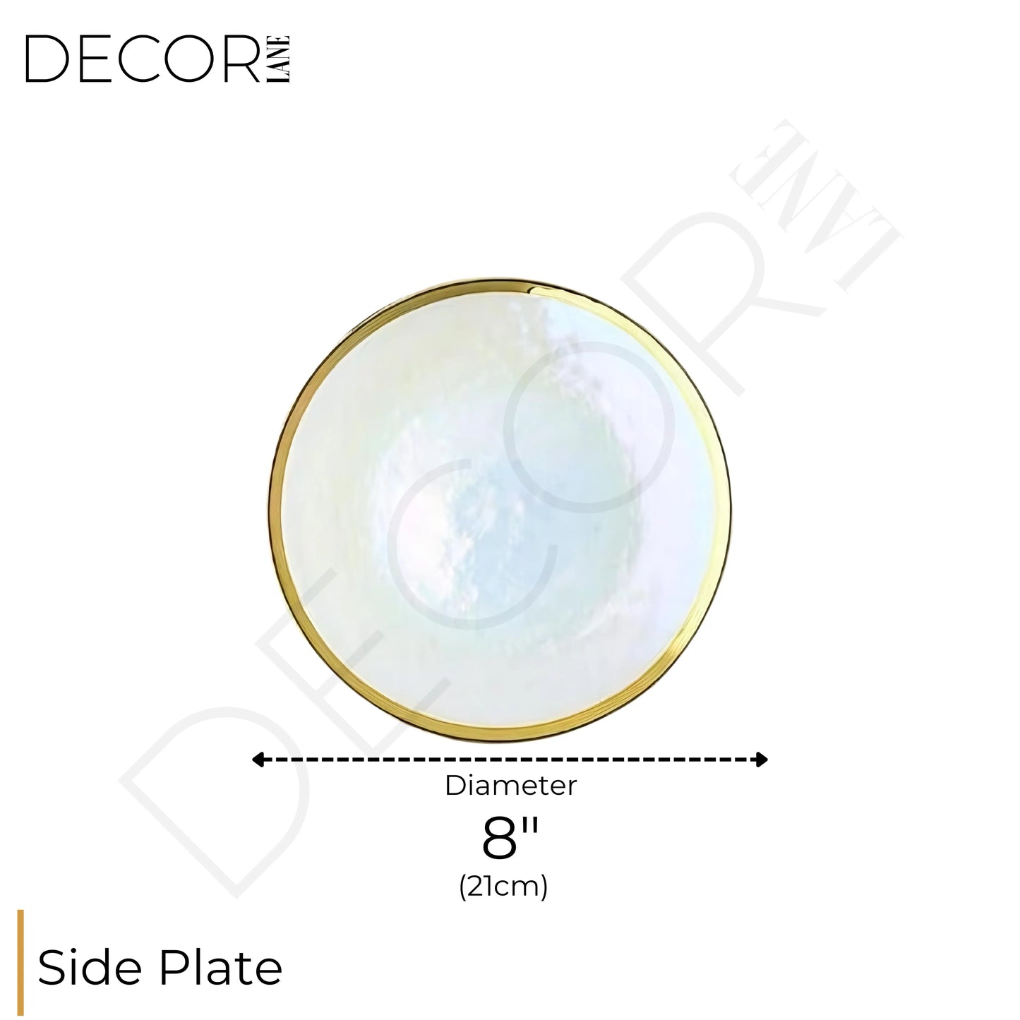 Collection d'assiettes Rainbow Opaque – Élégance irisée en verre transparent