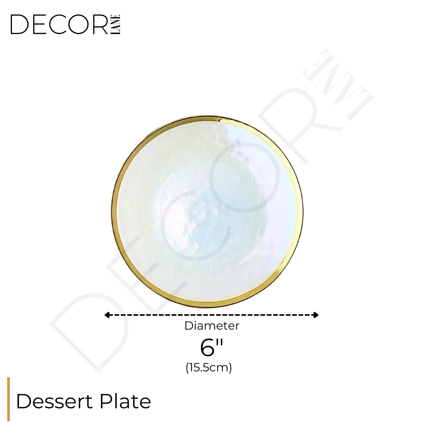 Collection d'assiettes Rainbow Opaque – Élégance irisée en verre transparent