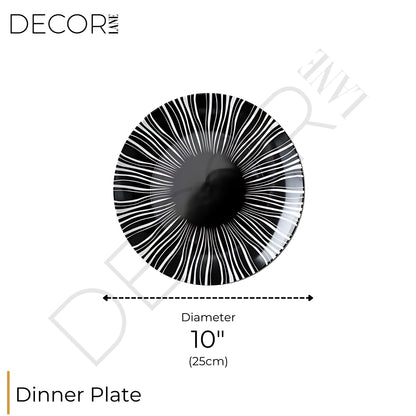 Collection d'assiettes Zaphire – Élégance artistique en porcelaine fine