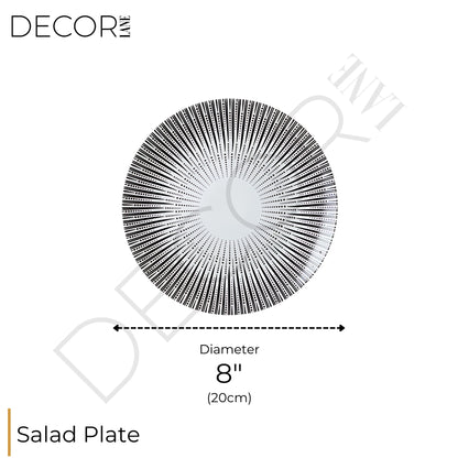 Collection d'assiettes Zaphire – Élégance artistique en porcelaine fine