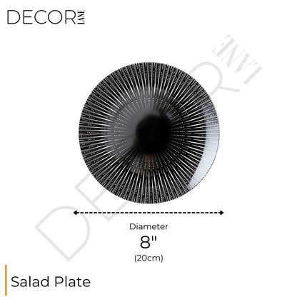 Collection d'assiettes Zaphire – Élégance artistique en porcelaine fine