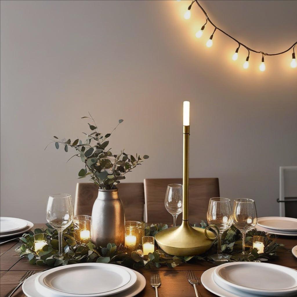 Portable Candle Lantern | Lanterne à Bougie Portable – Éclairage d'Ambiance Sans Fil
