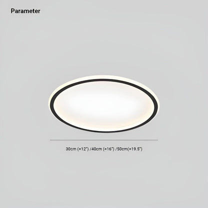 Plafonnier LED Rond Moderne Dimmbable avec Télécommande