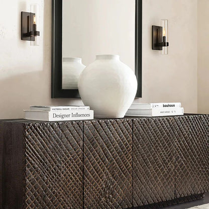 Applique Murale Ravelle, Laiton et Verre Soufflé, 2700K