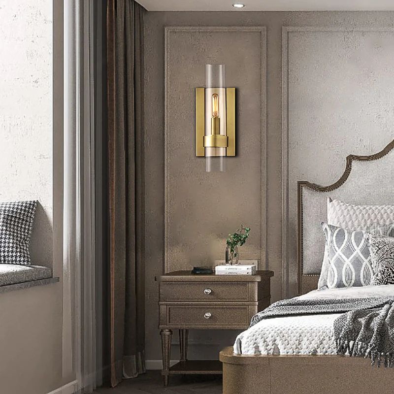 Applique Murale Ravelle, Laiton et Verre Soufflé, 2700K