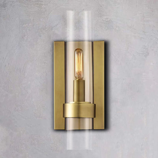 Applique Murale Ravelle, Laiton et Verre Soufflé, 2700K