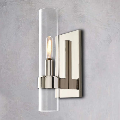 Applique Murale Ravelle, Laiton et Verre Soufflé, 2700K