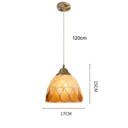 Suspension Coquillages Naturels – Laiton coloré