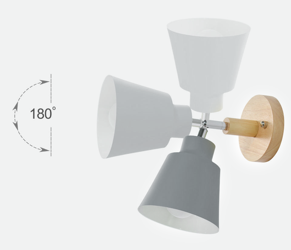 Rotating Collin Wall Sconce – Applique Murale Pivotante avec Interrupteur Chaîne