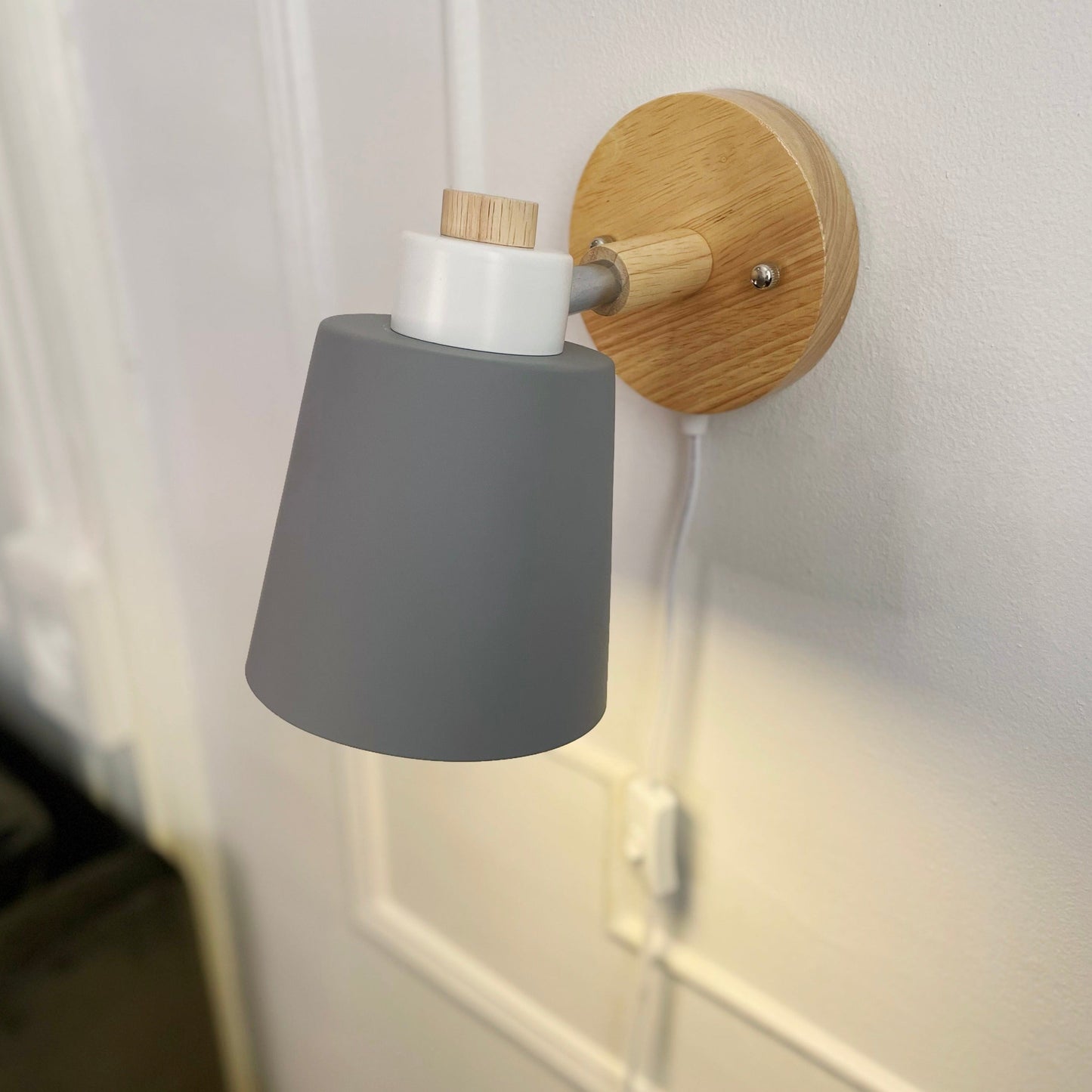 Rotating – Lampe de Lecture Murale avec Prise et Support Pivotant