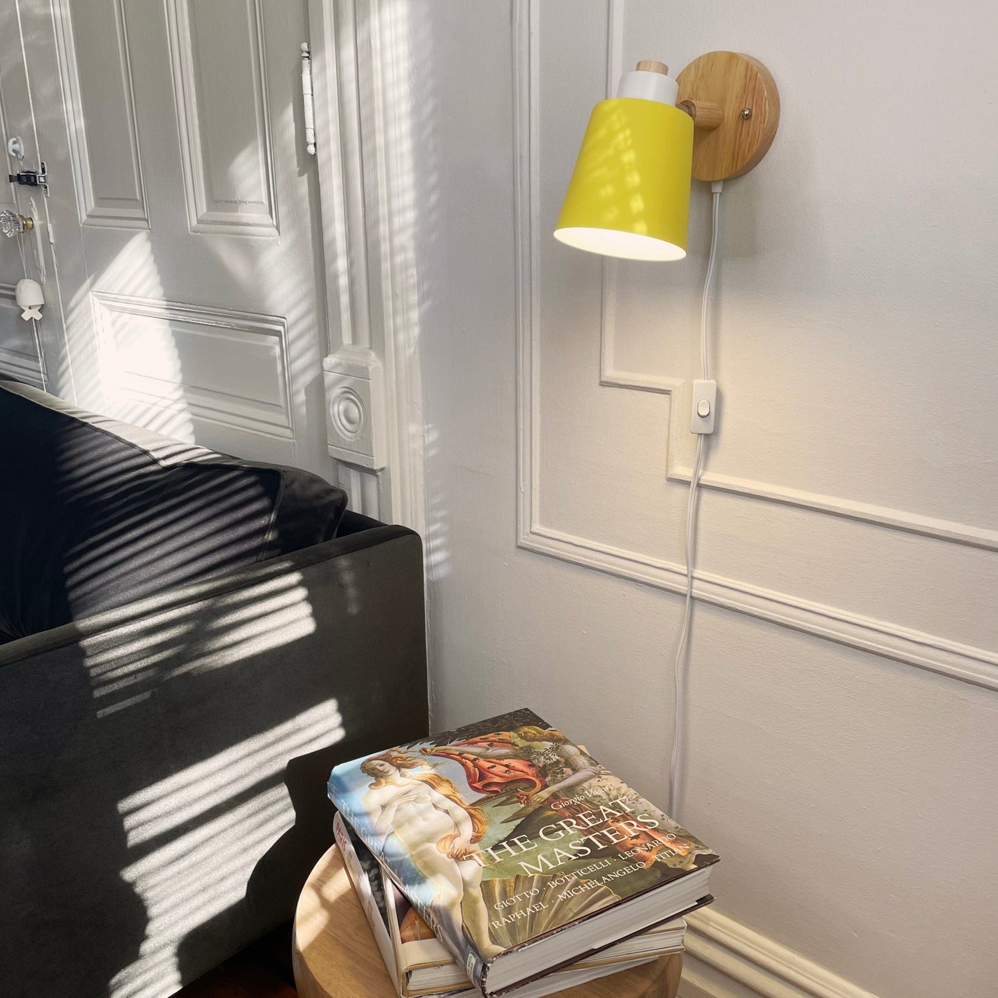 Rotating – Lampe de Lecture Murale avec Prise et Support Pivotant