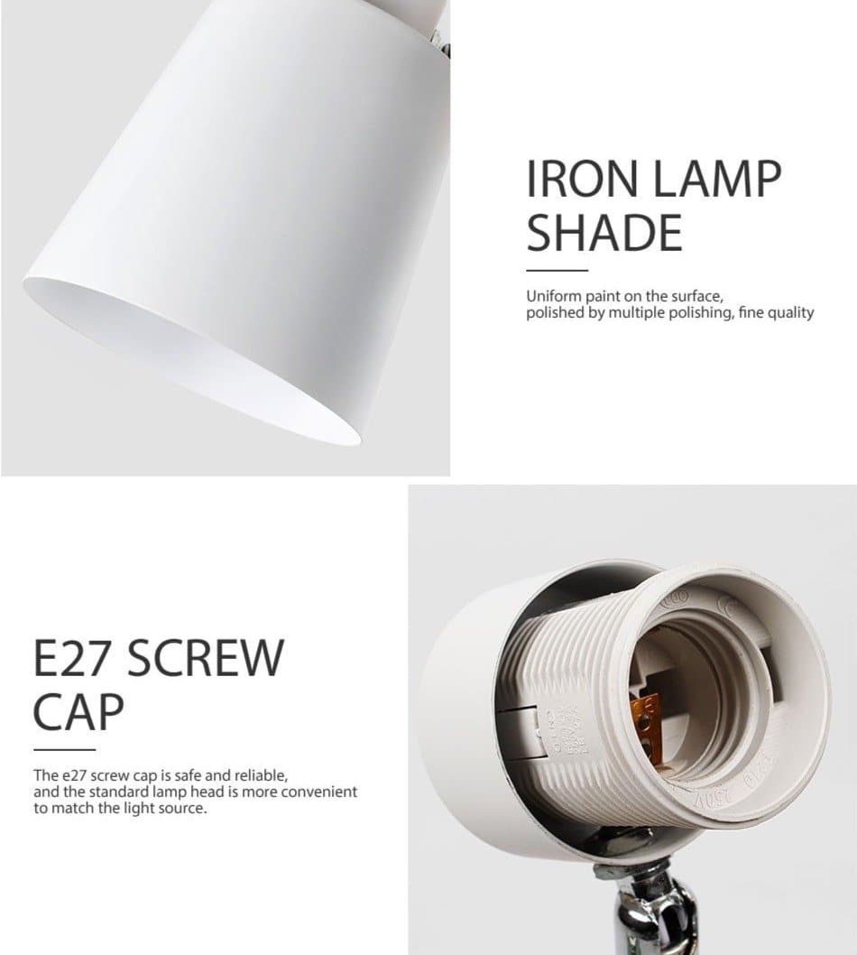 Rotating – Lampe de Lecture Murale avec Prise et Support Pivotant