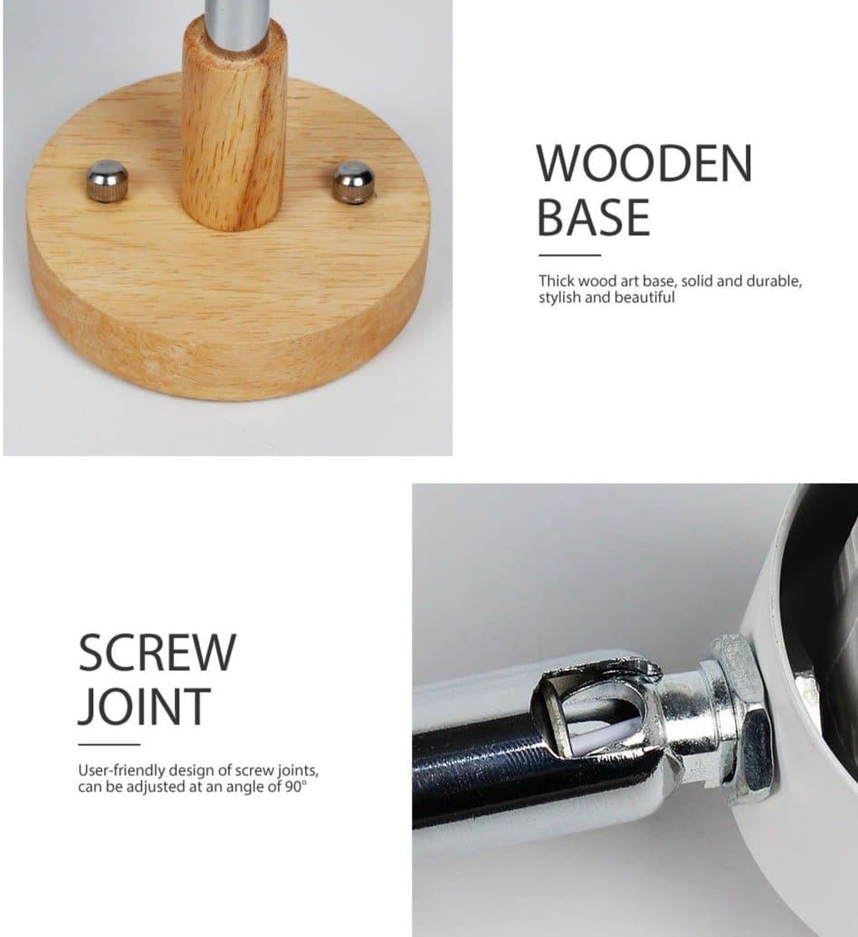 Rotating – Lampe de Lecture Murale avec Prise et Support Pivotant