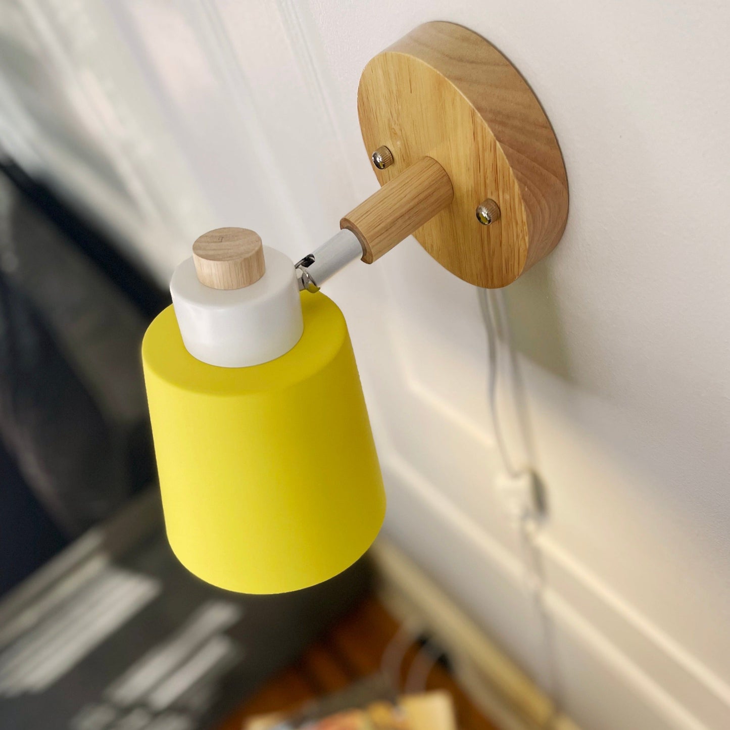 Rotating – Lampe de Lecture Murale avec Prise et Support Pivotant