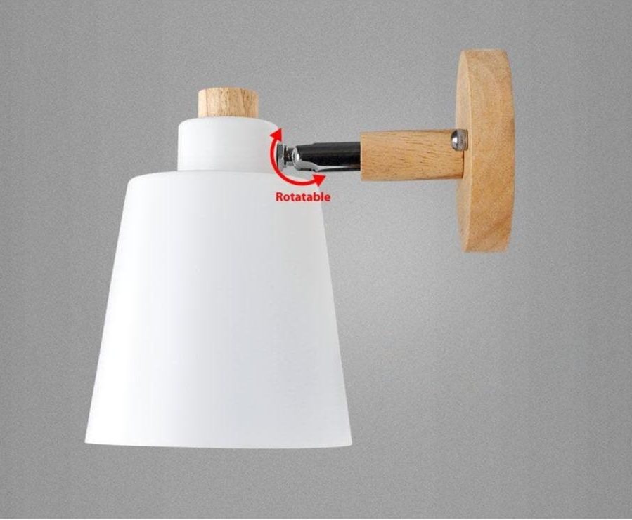 Rotating – Lampe de Lecture Murale avec Prise et Support Pivotant