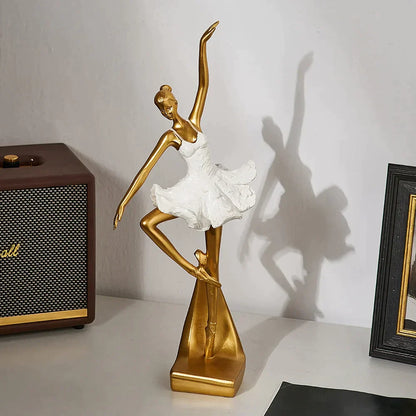 Statuette Danseuse Ballet Déco Moderne Luxe Nordique