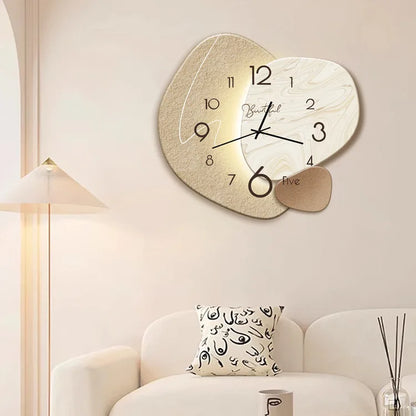 Horloge murale décorative LuxuryClock pour salon moderne