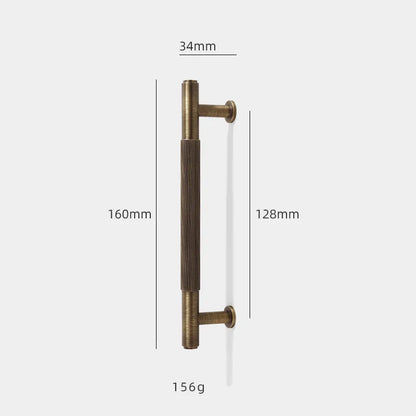 Poignée de Meuble Laiton Antique, Finition Bronze
