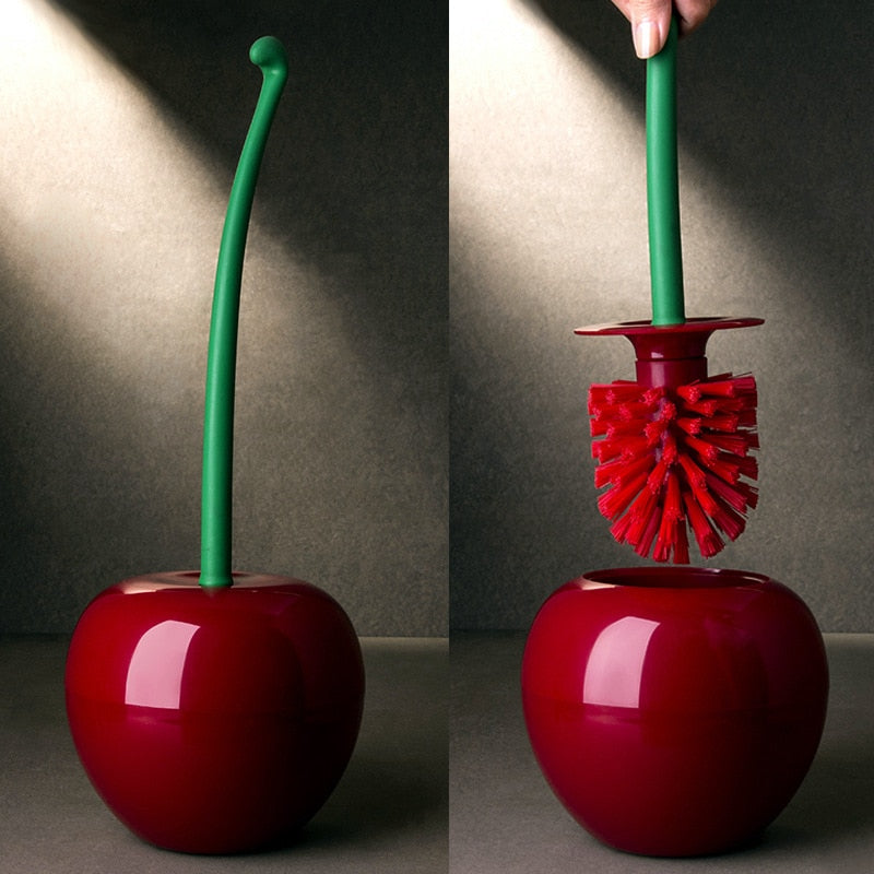 Brosse et Support de Toilette Nordic Cherry | Design Élégant et Pratique