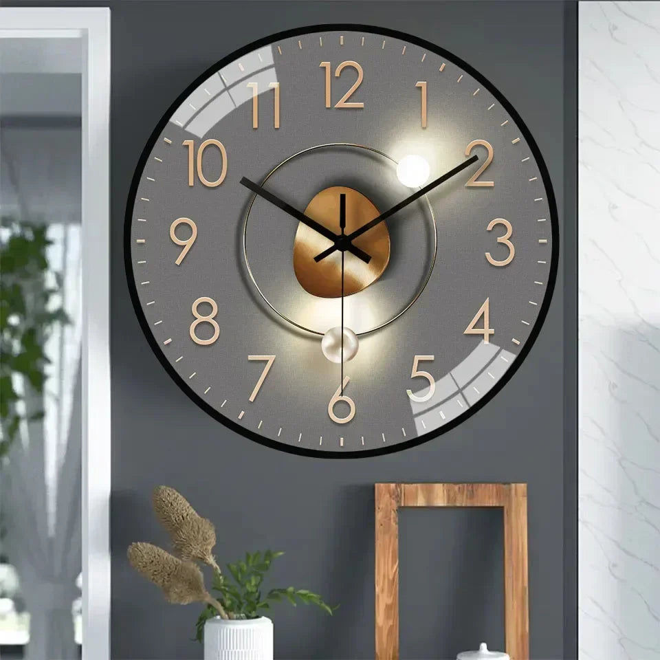 Horloge Murale Numérique Style Classique SilentTime