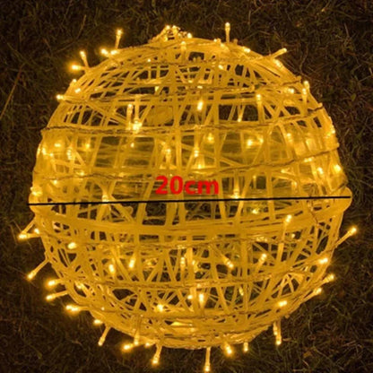 Boules Lumineuses LED Tressées Étanches – Déco Ambiance Intérieur & Extérieur