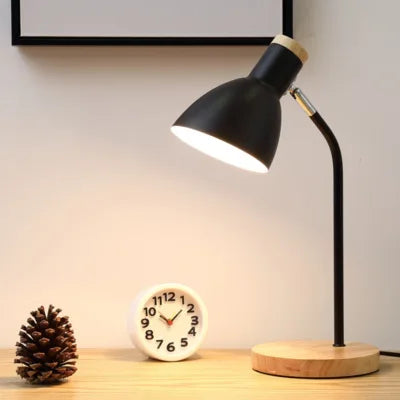 Lampe de Bureau en Bois Nordique | Design Moderne et Créatif, Protection des Yeux pour Chambre