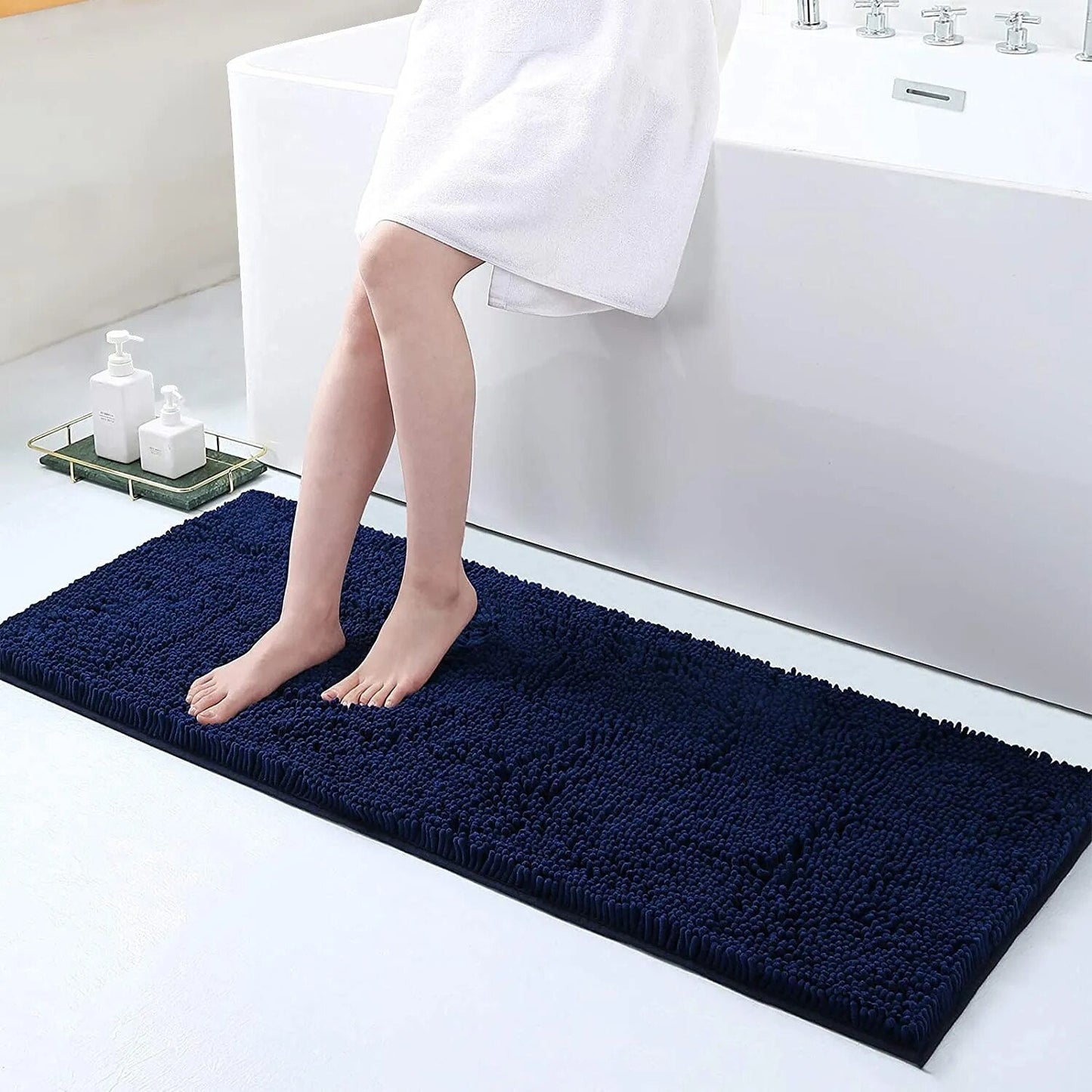 Tapis de Bain Épais Antidérapant – Confort et Sécurité pour Votre Salle de Bain